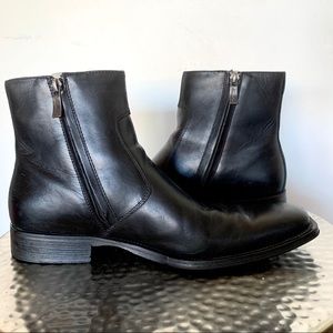 Leather Clean Cut Boots 545 